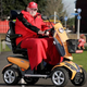 Illustration for article titled 74-Year-Old Turns Mobility Scooter Into A Ferrari